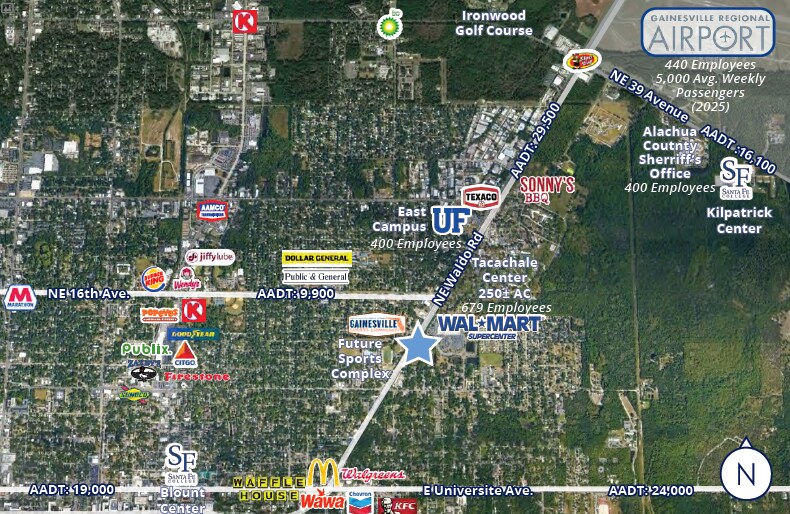 NE Waldo Rd, Gainesville, FL à vendre - Photo du bâtiment - Image 3 de 3