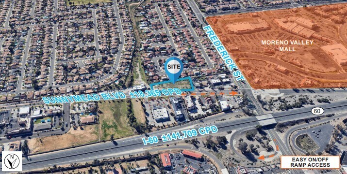 23125 Sunnymead Blvd, Moreno Valley, CA for lease - Aerial - Image 1 of 8