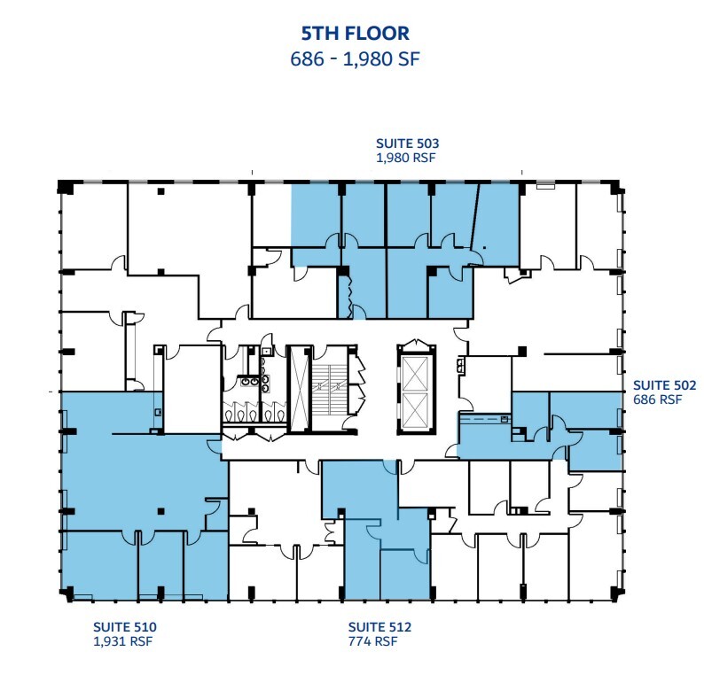 8701 Georgia Ave, Silver Spring, MD à louer Plan d  tage- Image 1 de 1