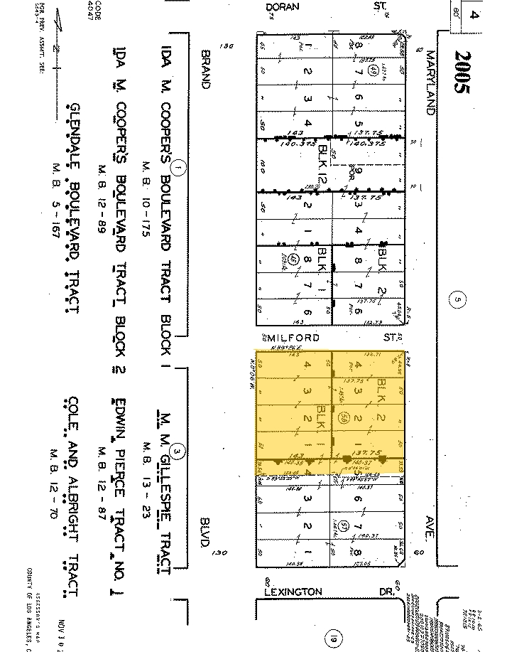 450 N Brand Blvd, Glendale, CA à louer Plan cadastral- Image 1 de 15
