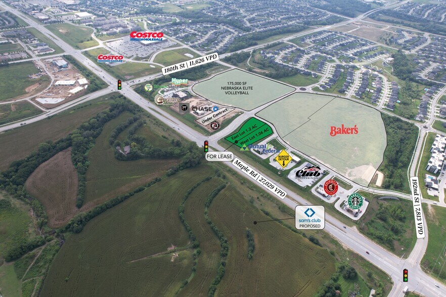 180th & Maple, Elkhorn, NE à louer - Photo du bâtiment - Image 3 de 6