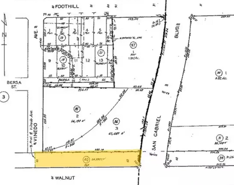 Prime Pasadena Commercial Land | ±24,390 SF | Corner Location, Pasadena, CA à louer - Photo du bâtiment - Image 3 de 5