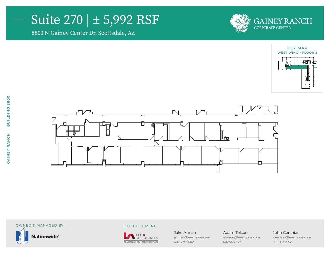 8800 N Gainey Center Dr, Scottsdale, AZ for lease Floor Plan- Image 1 of 1