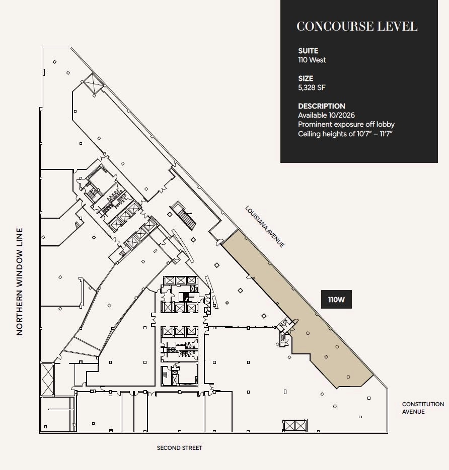 101 Constitution Ave NW, Washington, DC à louer Photo intérieure- Image 1 de 1