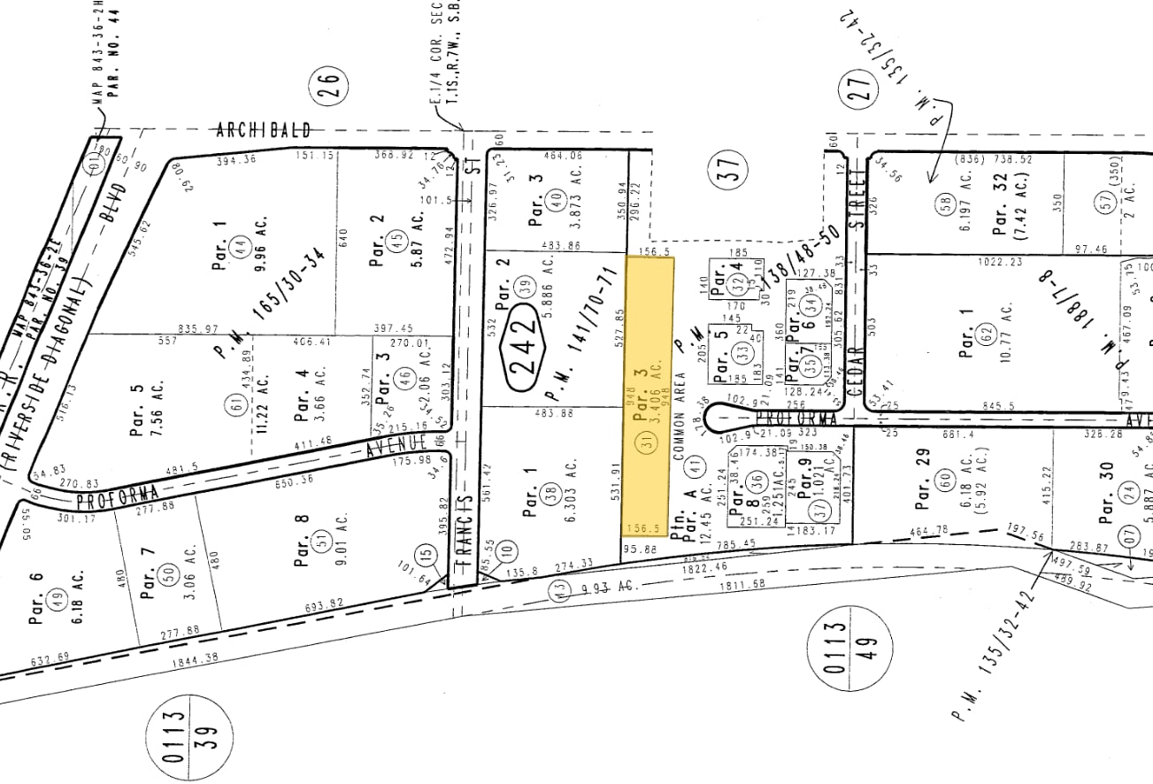 1900 S Proforma Ave, Ontario, CA à louer Plan cadastral- Image 1 de 7