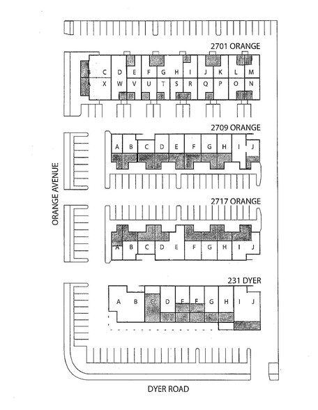 2701 Orange Ave, Santa Ana, CA à louer - Plan de site - Image 2 de 2