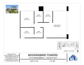 1341 W Mockingbird Ln, Dallas, TX for lease Floor Plan- Image 1 of 1
