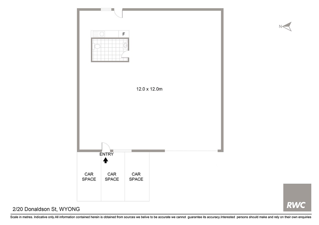 20 Donaldson St, Wyong, NSW 2259 - Unité 2 -  - Plan d’étage - Image 1 of 6