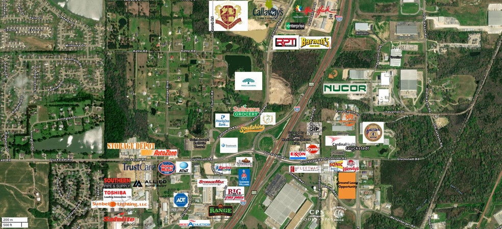 Parkway East, Gluckstadt, MS à louer - Aérien - Image 3 de 4