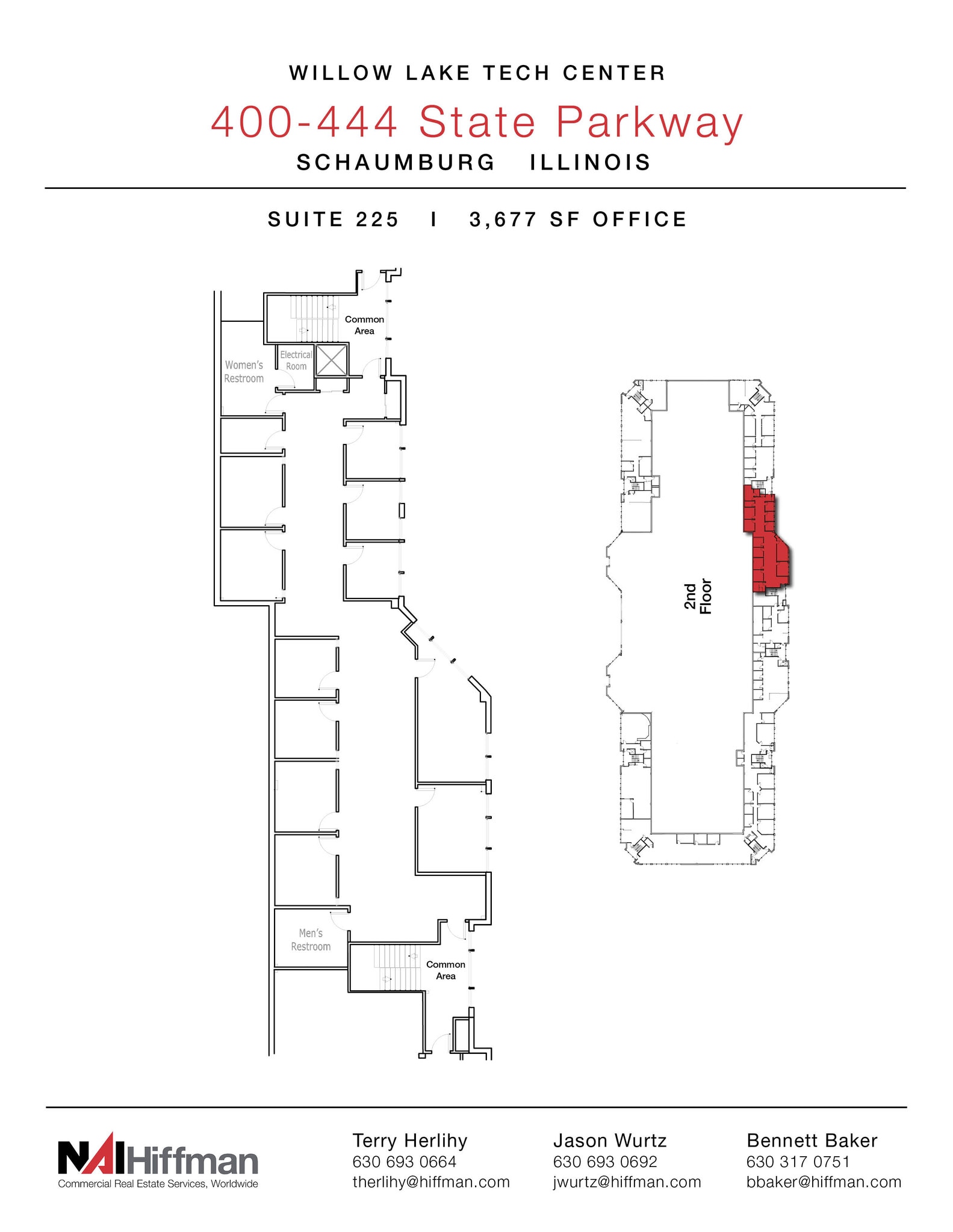 400-444 E State Pky, Schaumburg, IL à louer Plan d’étage- Image 1 de 1