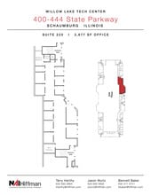 400-444 E State Pky, Schaumburg, IL à louer Plan d’étage- Image 1 de 1