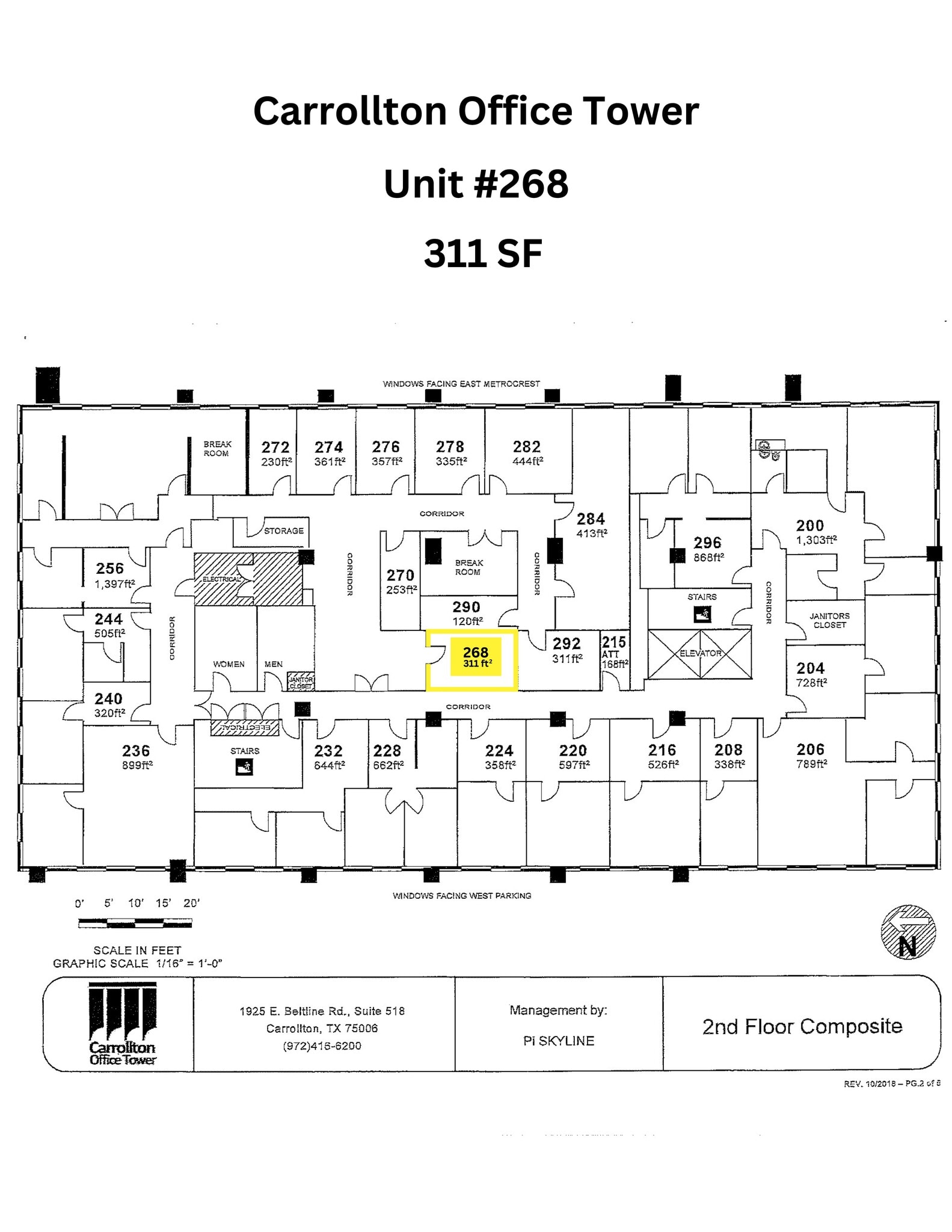 1925 E Belt Line Rd, Carrollton, TX à louer Plan de site- Image 1 de 2