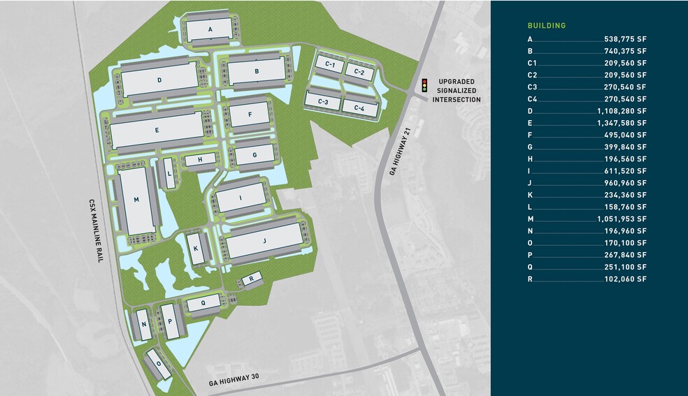 Port Wentworth Commerce Center, Port Wentworth, GA for sale - Site Plan - Image 2 of 2