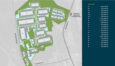Port Wentworth Commerce Center, Port Wentworth, GA for lease Site Plan- Image 2 of 2