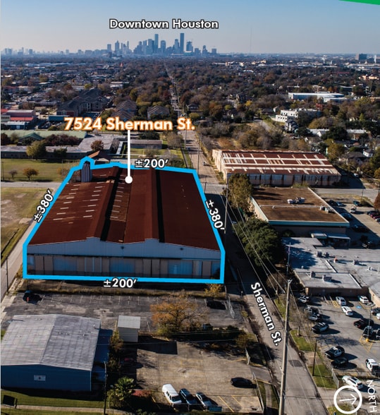 7524 Sherman St, Houston, TX for lease - Building Photo - Image 2 of 6