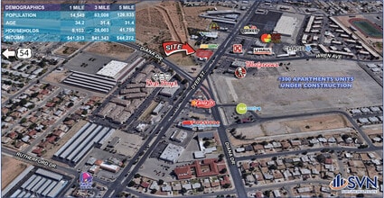 9411 Dyer St, El Paso, TX - Aerial map view