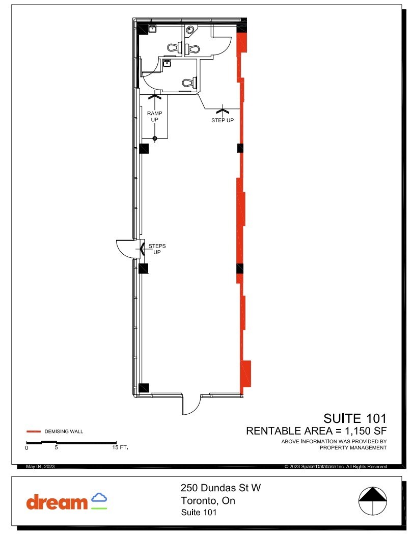 250 Dundas St W, Toronto, ON for lease Floor Plan- Image 1 of 1