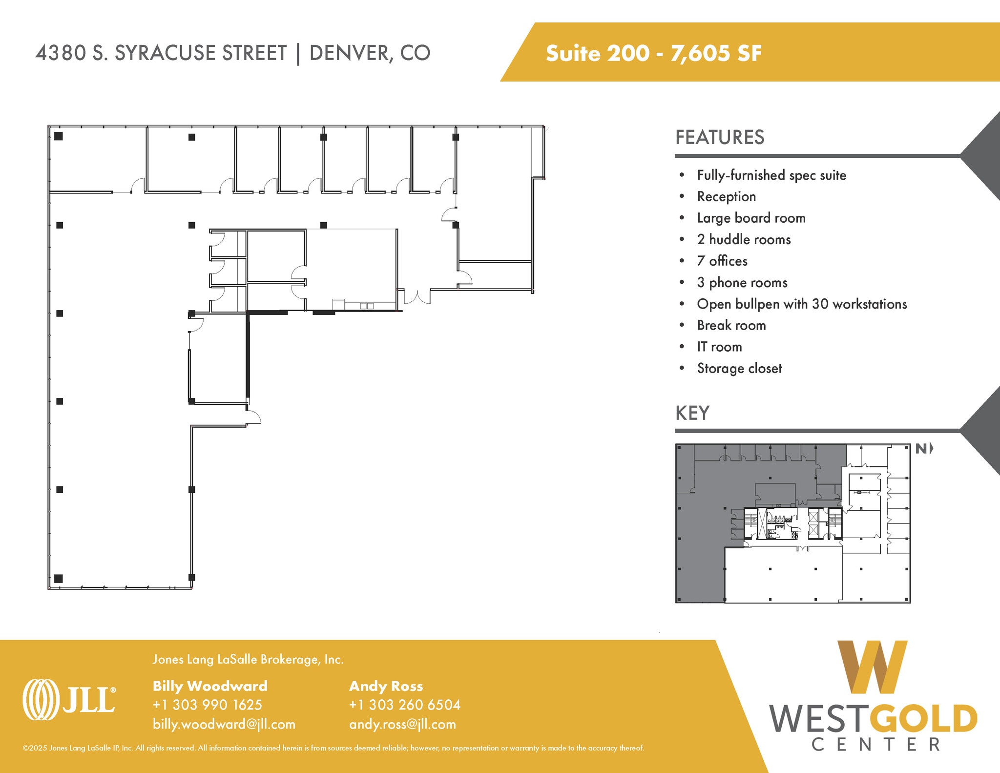 4380 S Syracuse St, Denver, CO for lease Floor Plan- Image 1 of 2