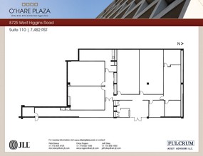 8725 W Higgins Rd, Chicago, IL à louer Plan d  tage- Image 1 de 1