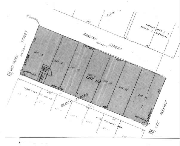 3333 Lee Pky, Dallas, TX à louer - Plan cadastral - Image 2 de 40