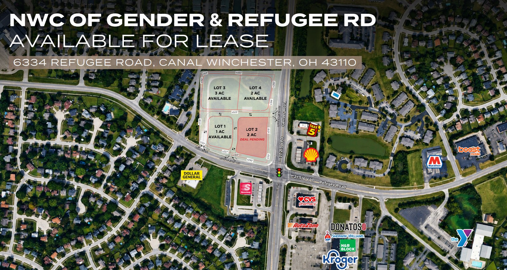 6334 Refugee Road, Canal Winchester, OH à louer Photo principale- Image 1 de 4