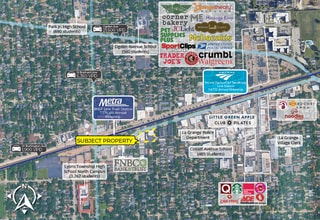 500-504 W Burlington Ave, La Grange, IL - AÉRIEN Vue de la carte