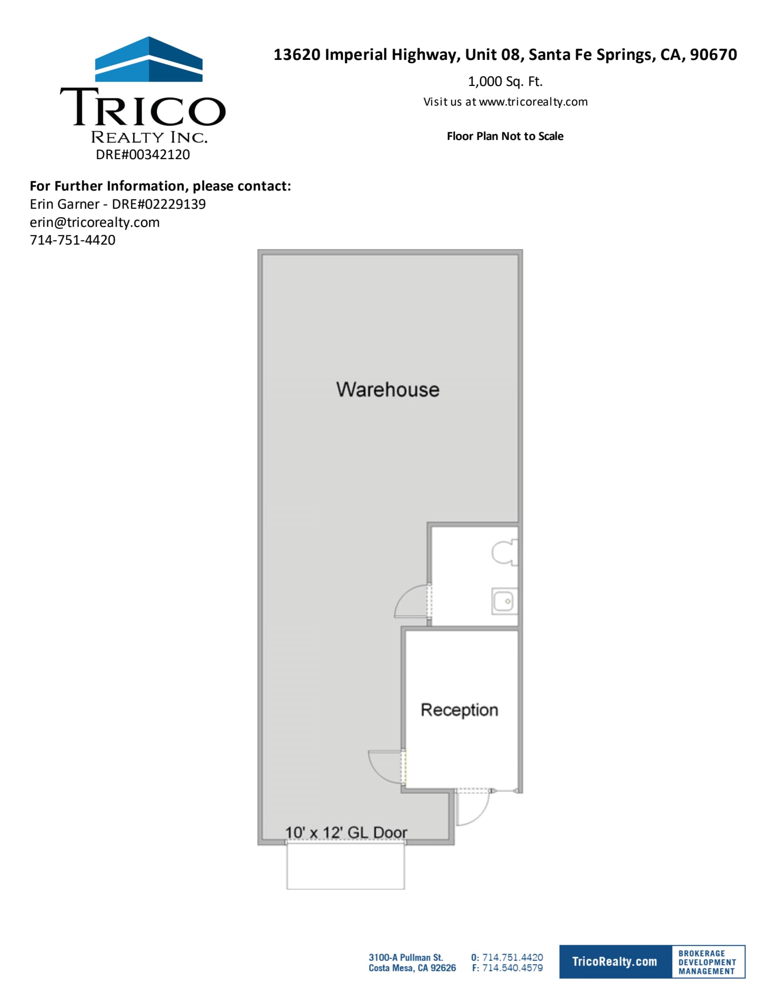 13600-13640 Imperial Hwy, Santa Fe Springs, CA à louer Plan d’étage- Image 1 de 1