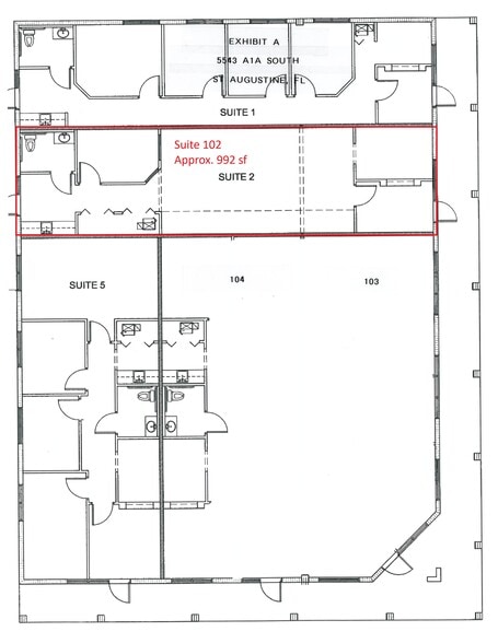 5543 A1A S, Saint Augustine, FL for lease - Building Photo - Image 1 of 19