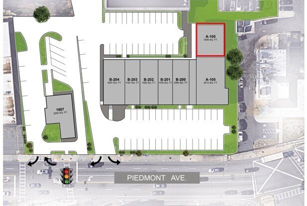 1870 Piedmont Ave NE, Atlanta, GA à louer - Photo du bâtiment - Image 2 de 3