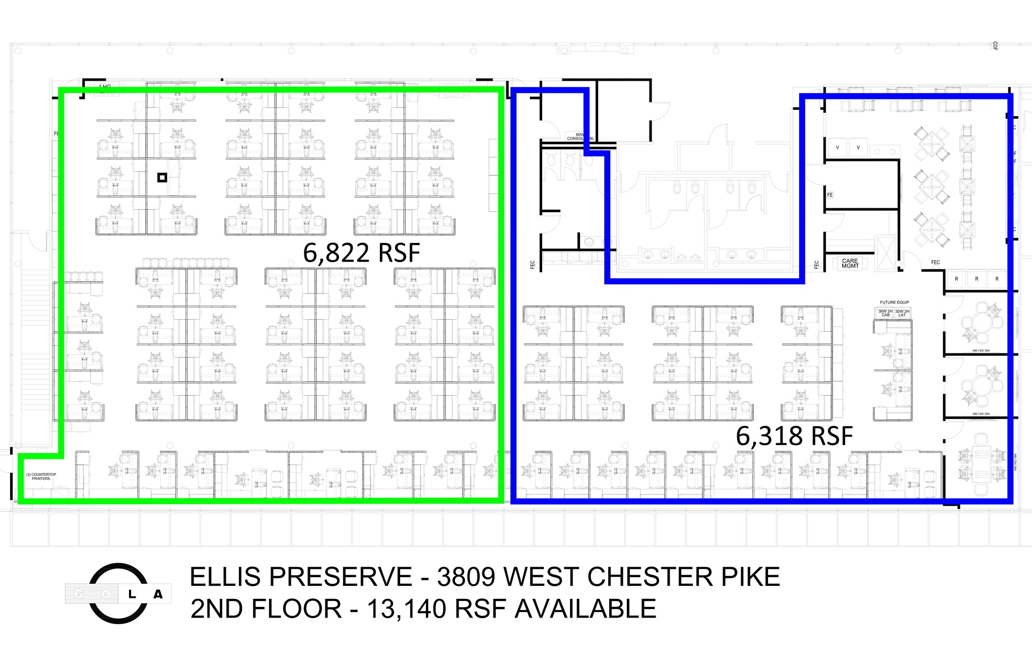 3809 West Chester Pike, Newtown Square, PA à louer Plan de site- Image 1 de 1