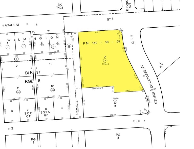 620 E Anaheim St, Wilmington, CA for lease - Plat Map - Image 2 of 2