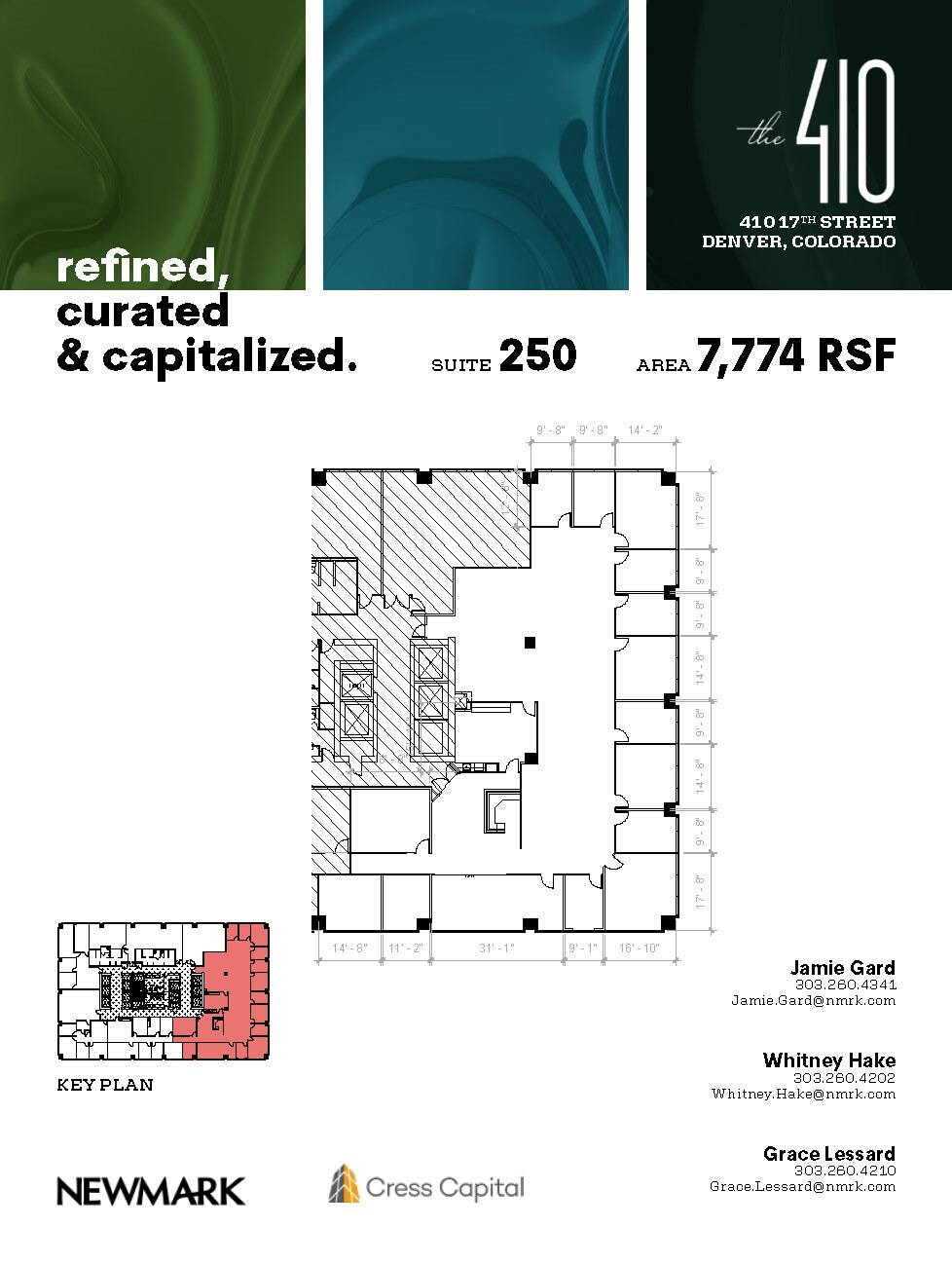 410 17th St, Denver, CO for lease Floor Plan- Image 1 of 1