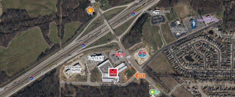 Arlington Trl, Arlington, TN for lease - Aerial - Image 1 of 1