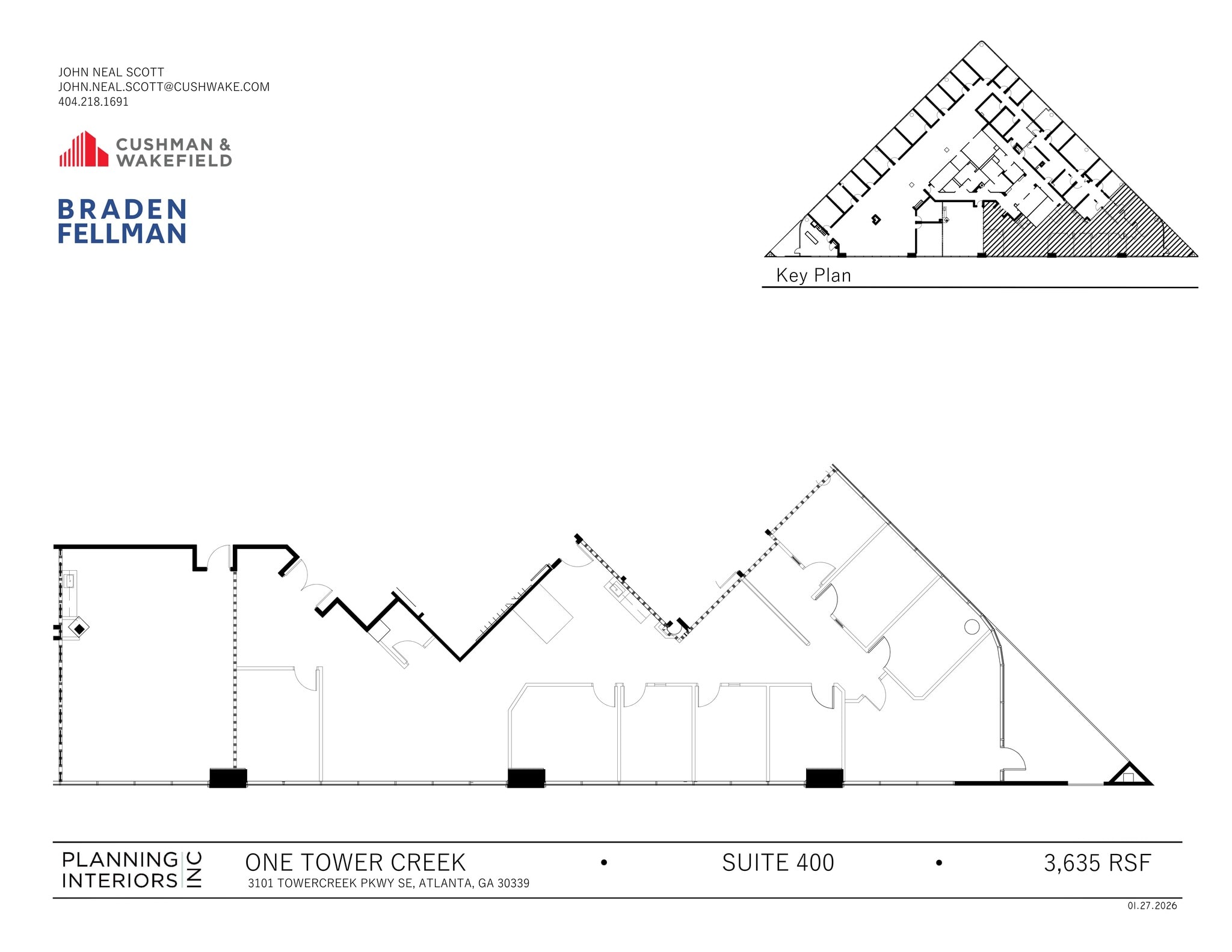3101 Towercreek Pkwy SE, Atlanta, GA à louer Plan de site- Image 1 de 1
