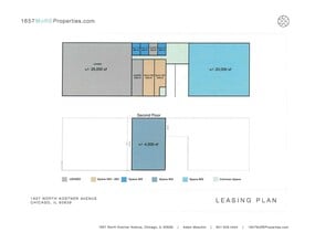 1657 N Kostner Ave, Chicago, IL à louer Plan d’étage- Image 1 de 1