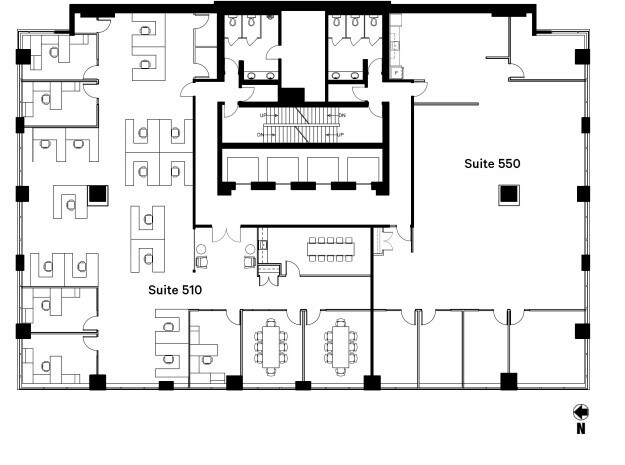 736 6th Ave SW, Calgary, AB à louer Plan d’étage- Image 1 de 1