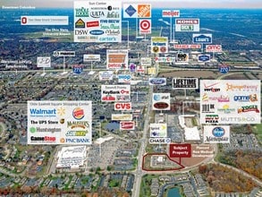 7705-7721 Sawmill Rd, Dublin, OH - AÉRIEN  Vue de la carte - Image1