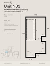 383 Bridge St, Brooklyn, NY à louer Plan d’étage- Image 1 de 1