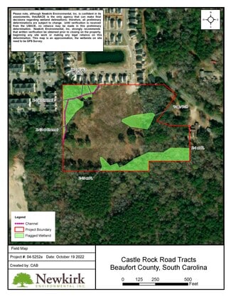 Plus de détails pour 240 Castle Rock Rd, Beaufort, SC - Terrain à vendre