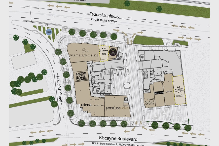 3900 Biscayne Blvd, Miami, FL for lease - Floor Plan - Image 2 of 5