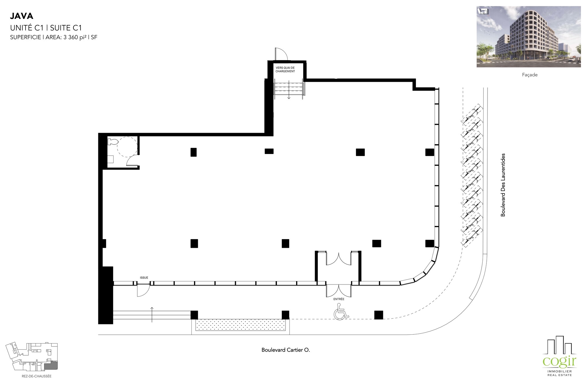 48-64 Boul des Laurentides, Laval, QC à louer Plan de site- Image 1 de 2