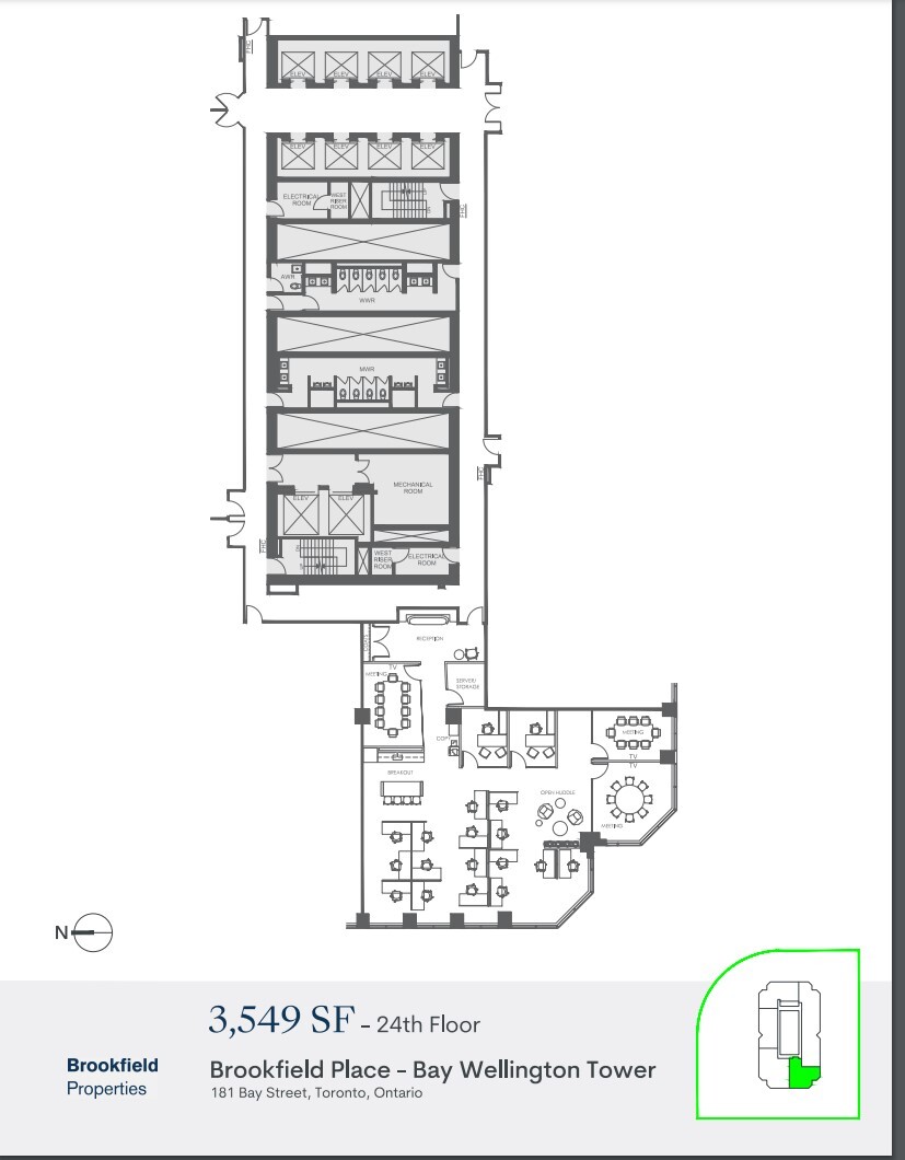 181 Bay St, Toronto, ON for lease Floor Plan- Image 1 of 1