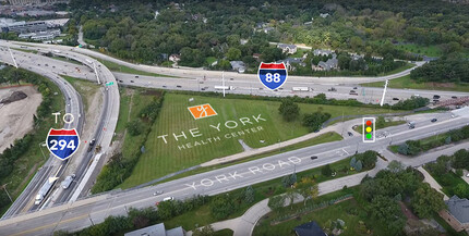 1800 S York Rd, Oak Brook, IL - Aérien  Vue de la carte - Image1