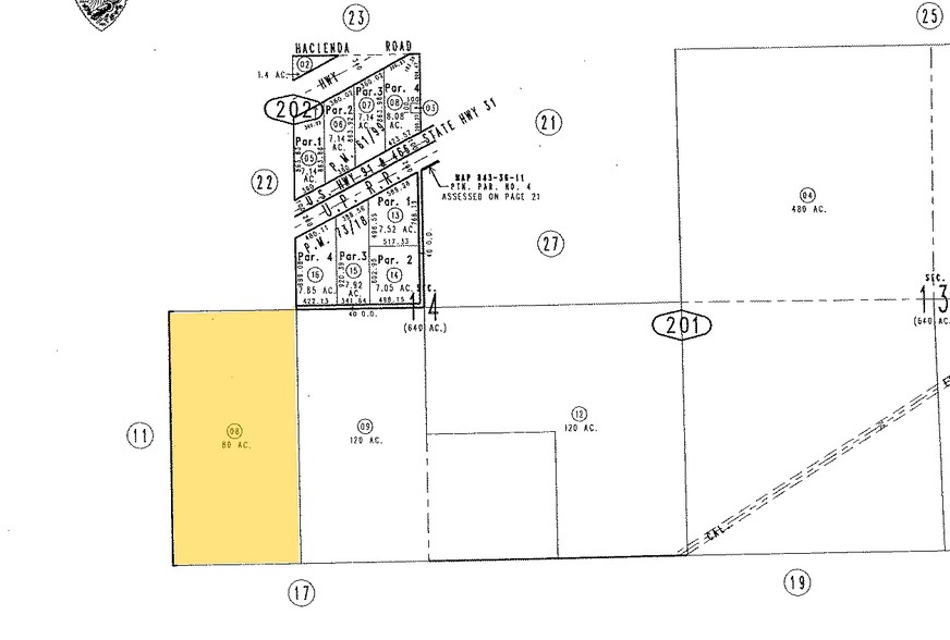 I-15 Fwy, Newberry Springs, CA à vendre - Plan cadastral - Image 1 de 1