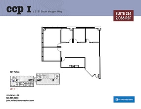 3131 S Vaughn Way, Aurora, CO for lease Floor Plan- Image 2 of 2