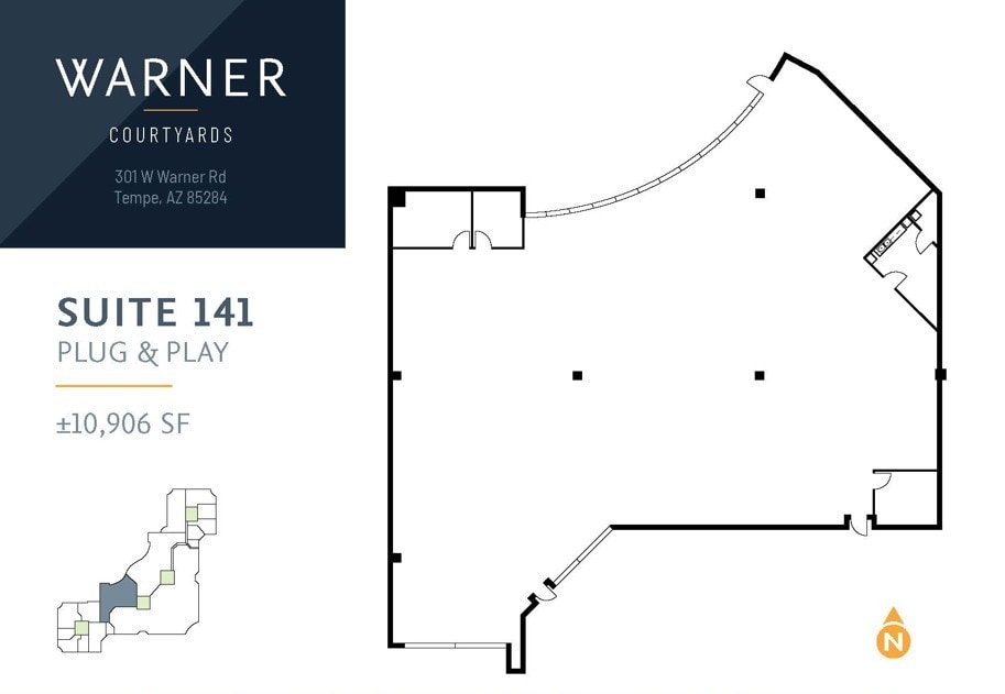 301 W Warner Rd, Tempe, AZ for lease Floor Plan- Image 1 of 1
