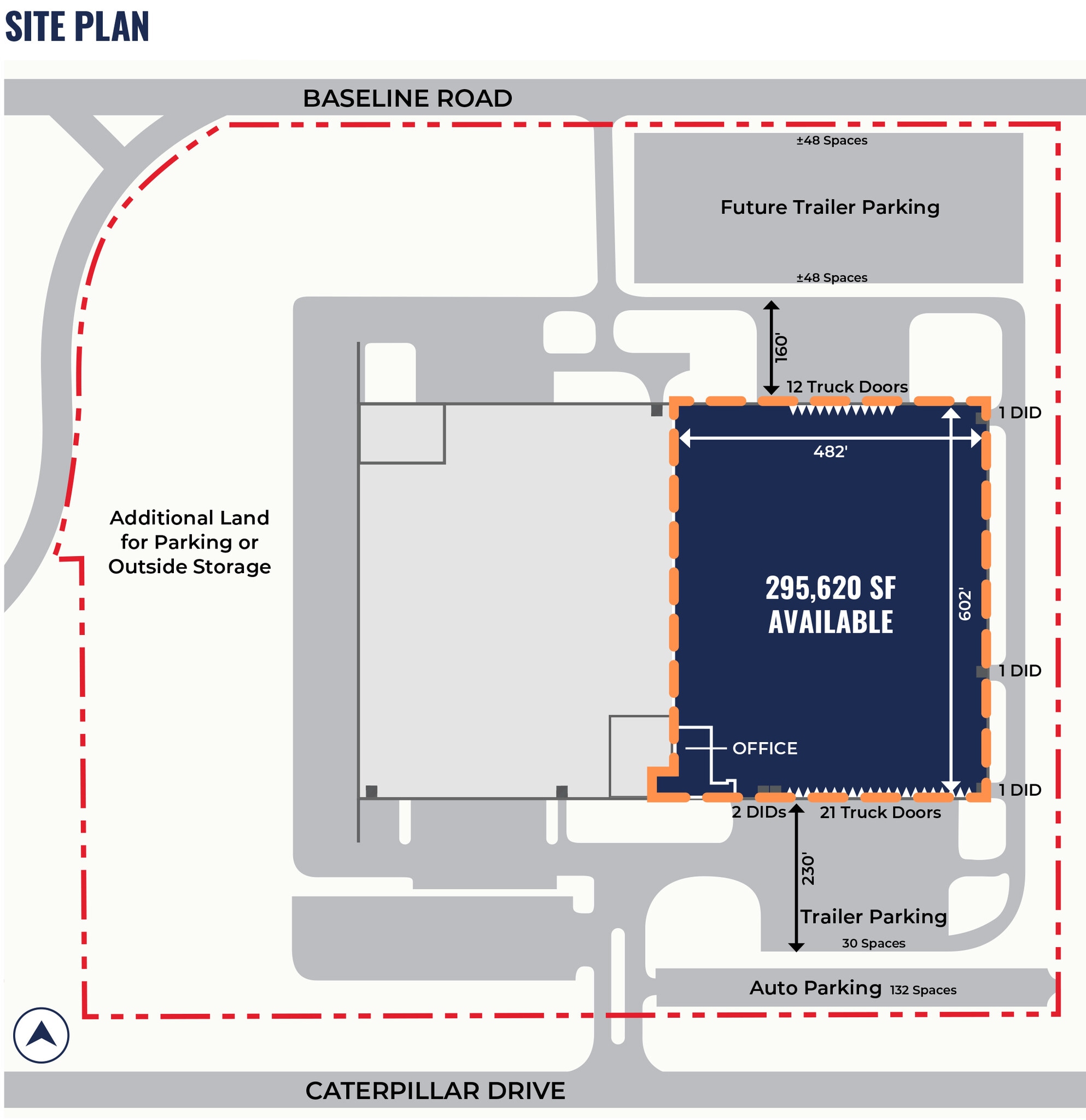 2001 Baseline Rd, Montgomery, IL for lease Site Plan- Image 1 of 9