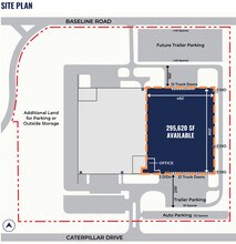 2001 Baseline Rd, Montgomery, IL for lease Site Plan- Image 1 of 9