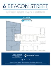 6 Beacon St, Boston, MA for lease Floor Plan- Image 1 of 1