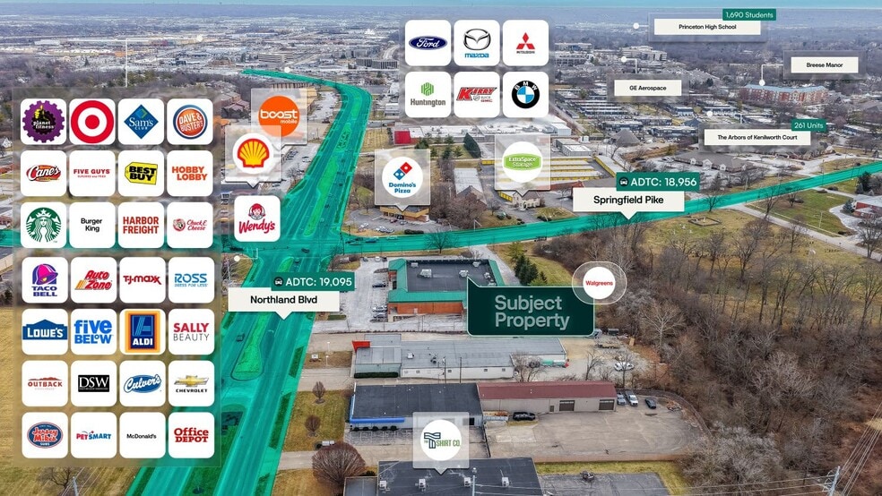 385 Northland Blvd, Springdale, OH à vendre - Aérien - Image 2 de 3